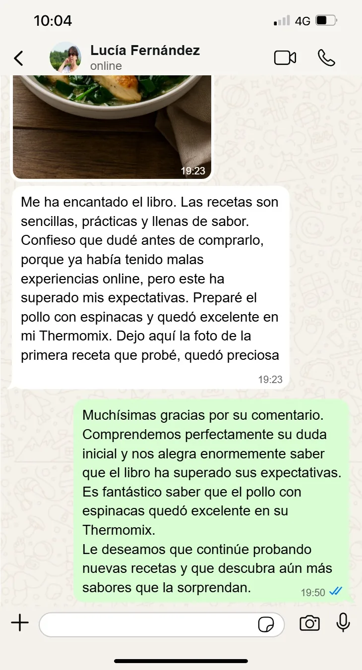 Testimonio de Lucía Fernández sobre las recetas keto para Thermomix